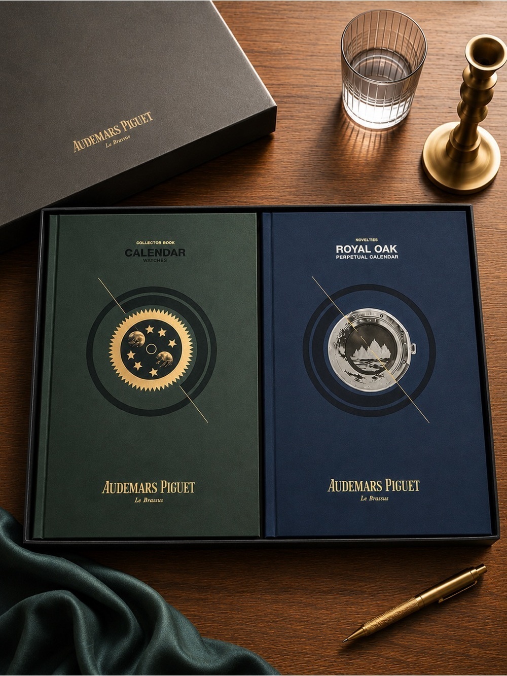 Audemars Piguet Perpetual Calendar Collector Book Set Royal Oak Novelties